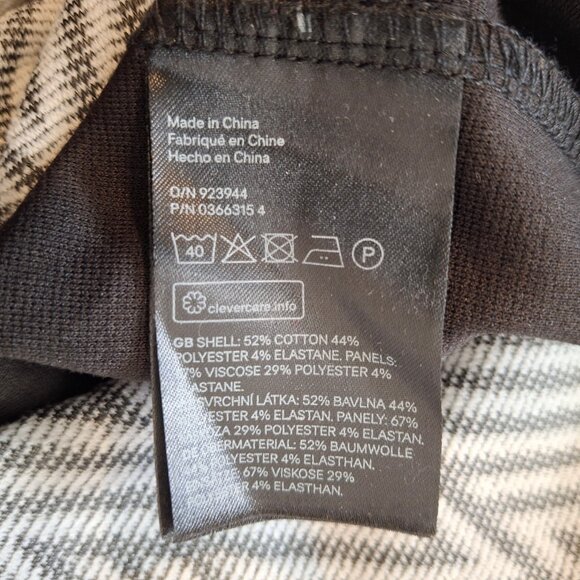 Divided H&M Color Block Bodycon Dress Size 14 Chrome Back Zipper Sleeveless - Picture 12 of 14